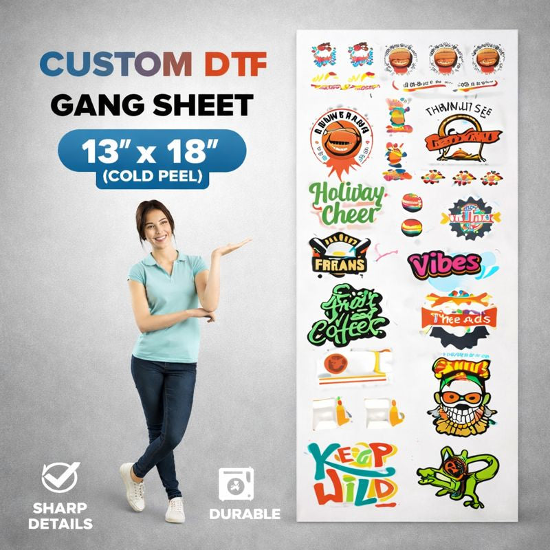 Custom DTF Gang Sheet - Upload Your File – Patriot Stitch & Print Co.