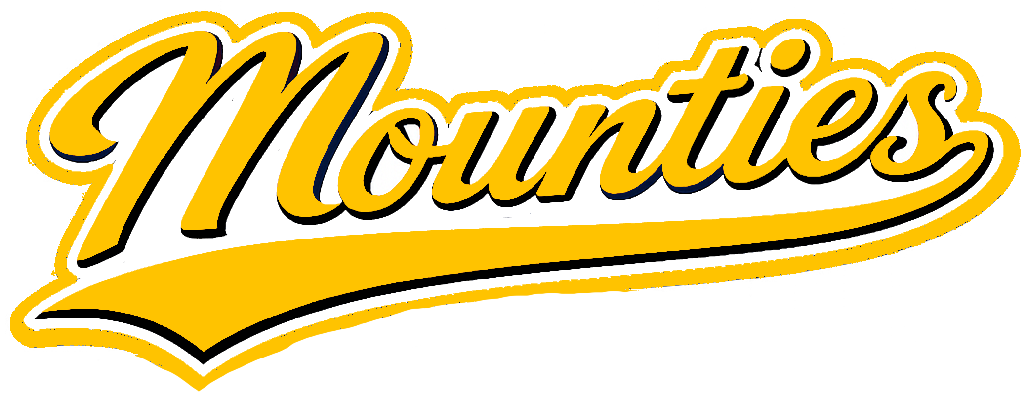 Mounties Baseball/Softball Jersey Front