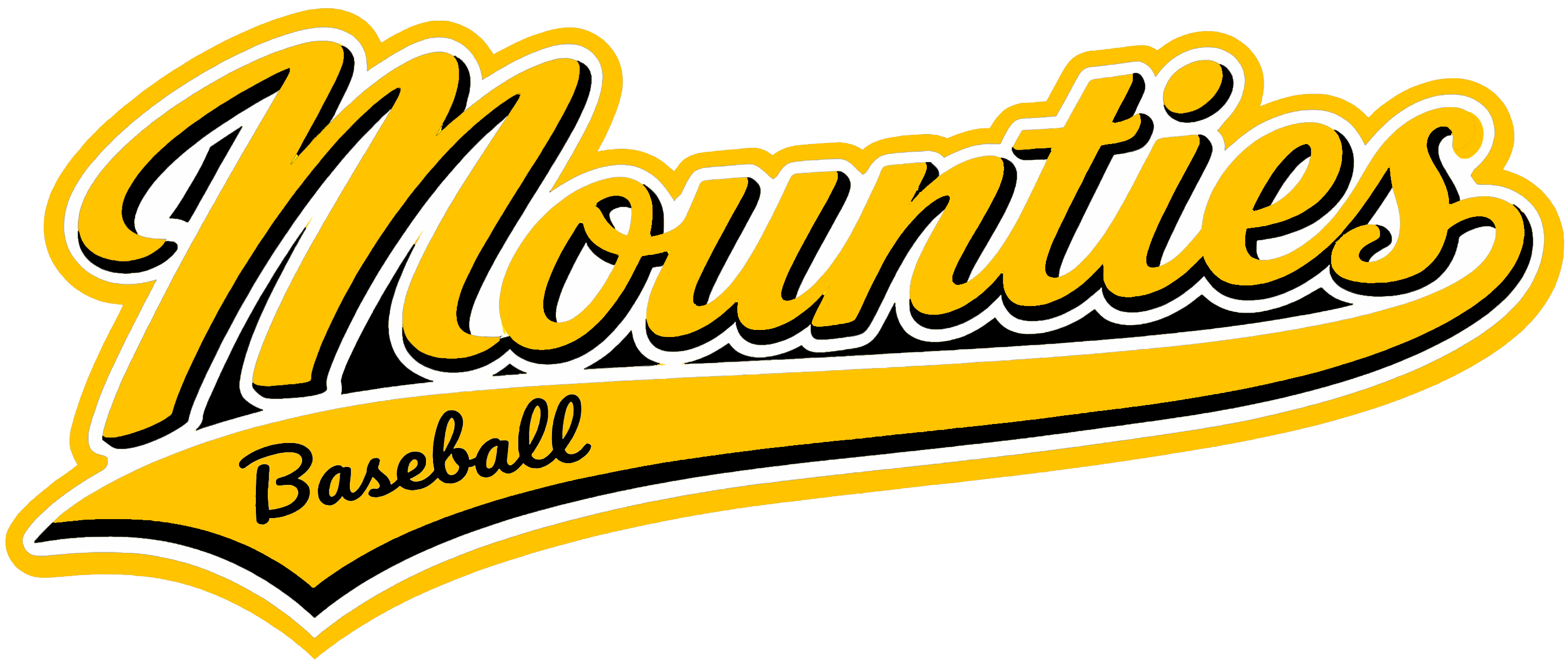 Mounties Baseball/Softball Jersey Front